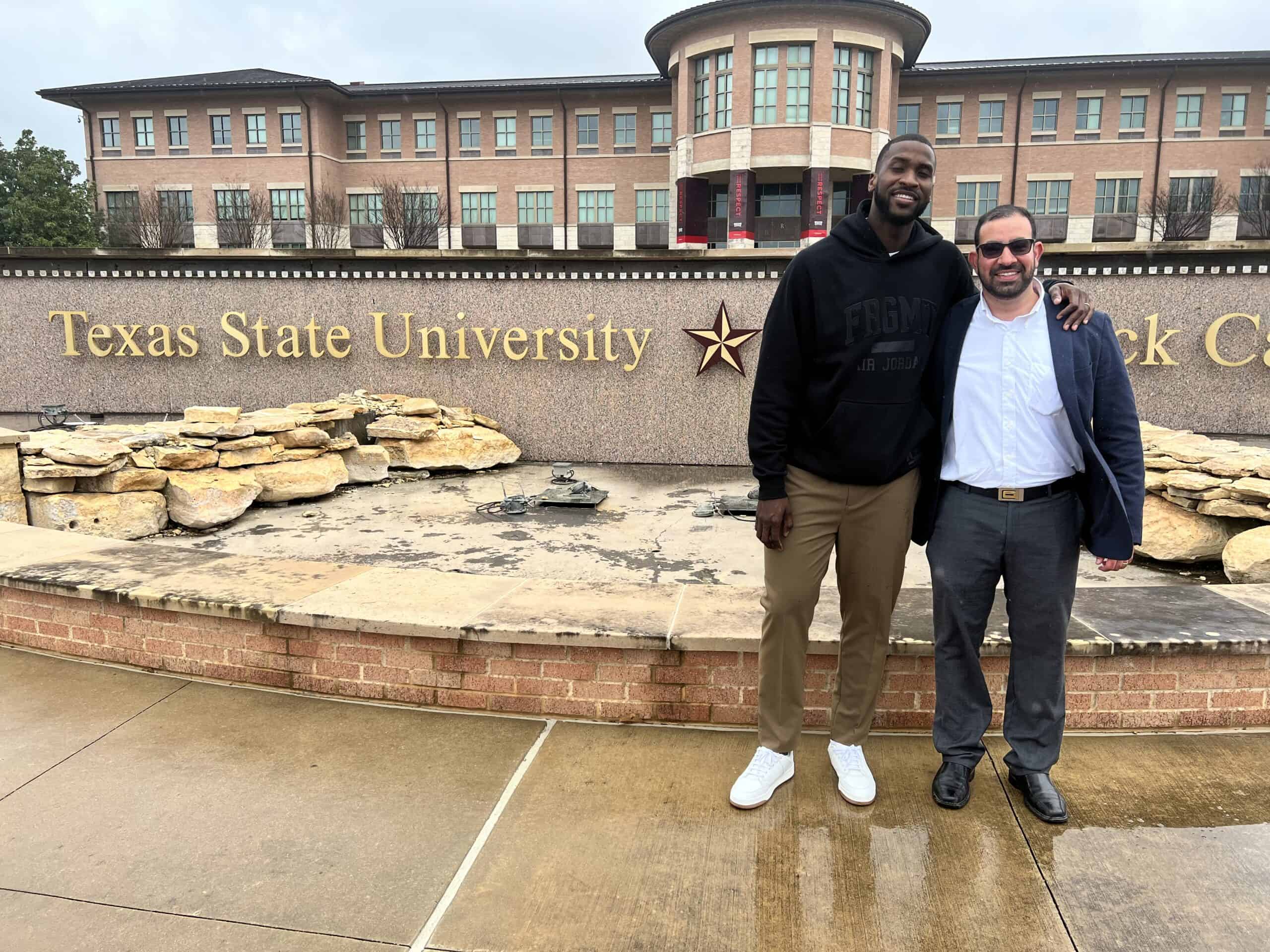 Michael Kidd-Gilchrist Visiting the Department of Communication Disorders at Texas State University.